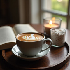 cup of coffee on the table