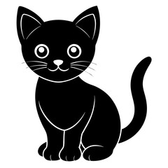 Obraz premium black and white cats