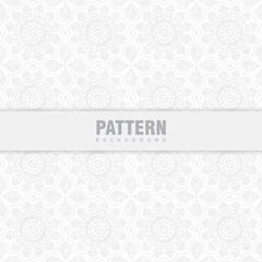 Elegant Light Gray Floral Pattern Background (1)