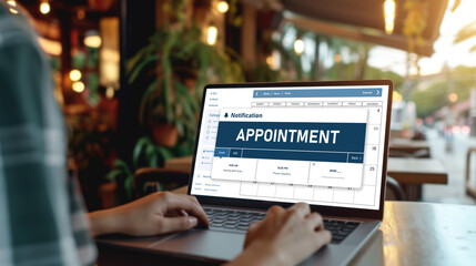 Online applointment booking calendar for brisk regristration on the internet website