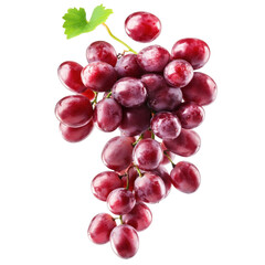 Fototapeta premium red grapes isolated on white