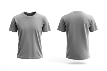 Gray T-Shirt Mockup