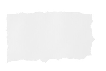 a torn white paper on a transparent background