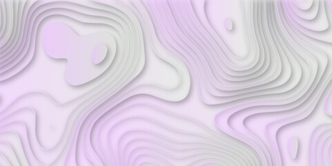 Obraz premium Abstract wavy line paper cut white background Abstract soft white background with waves, textured Papercut background papercut image. Vector illustration.