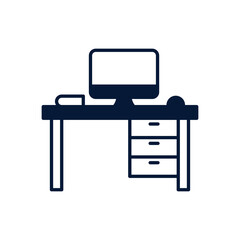 Workplace Vector icon