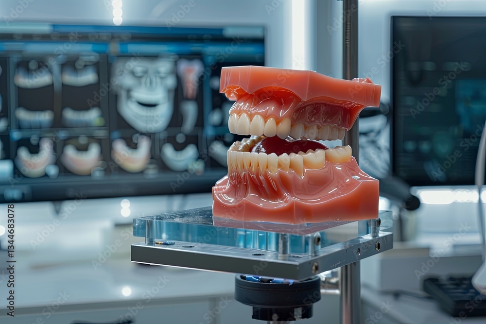 Aufkleber exploring advanced tooth prosthetics utilizing digital technologies in modern dental laboratories ge