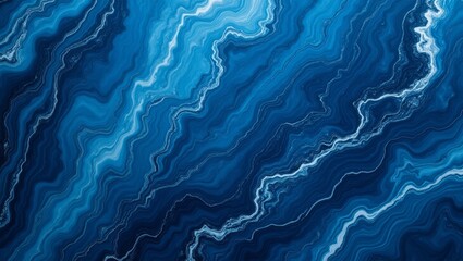 Obraz premium Elegant blue marble texture closeup