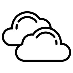 Cloud  Icon Element For Design