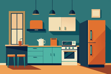interior of a modern kitchen