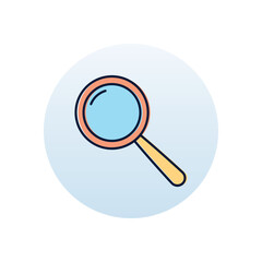 Magnifier Vector icon