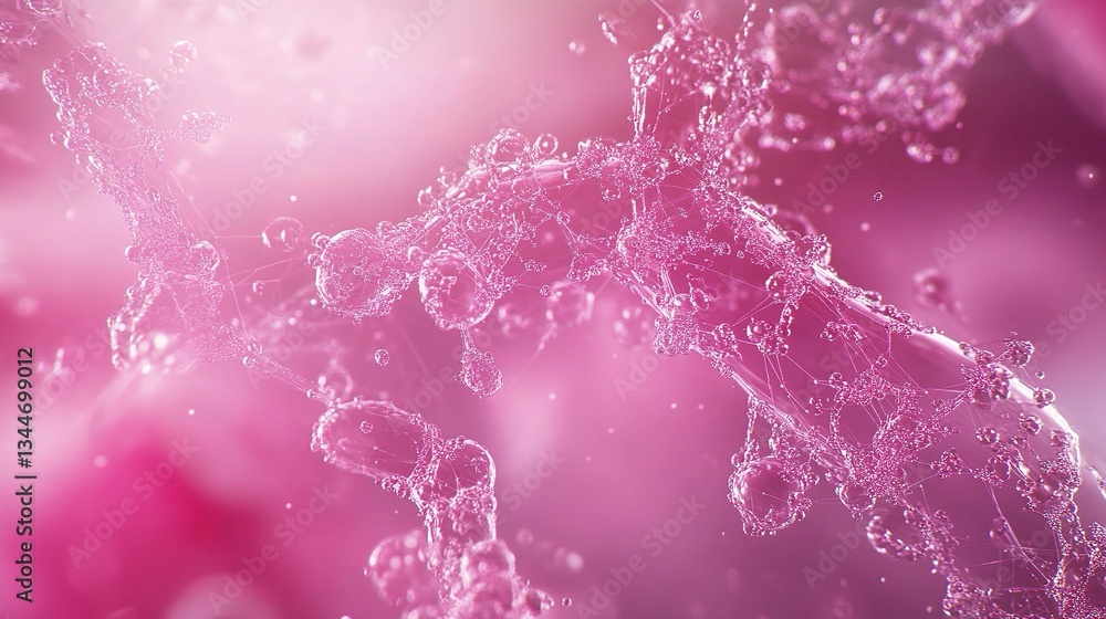 Poster abstract science and technology design with floating elements