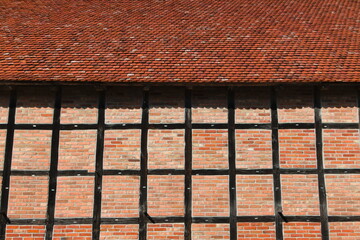 Prussian wall, half-timbering