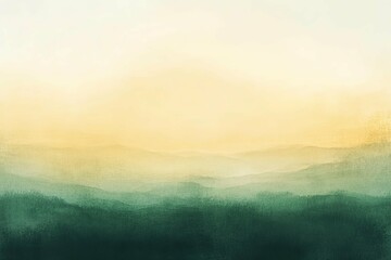 Obraz premium Abstract landscape painting depicting rolling hills with gradient color transitions