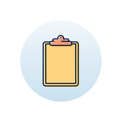 Clipboard Vector icon