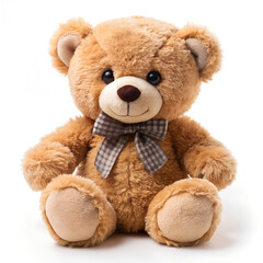 teddy bear isolated on white