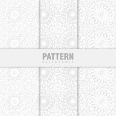 Elegant White Pattern Background (5)