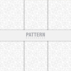Elegant White Pattern Background
