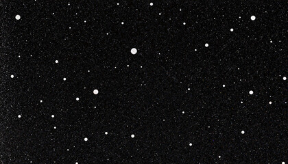 Obraz premium Scattered pixel stars in dark void, abstract cosmic art