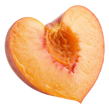 recommend clip art: Heart-Shaped Peach: Fruit Love