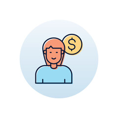 Invester Vector icon