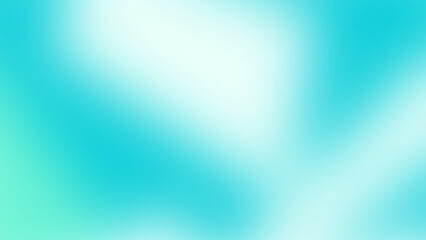 Fototapeta premium Turquoise, Mint, and White Mesh Gradient Background