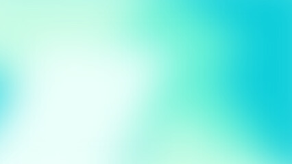 Turquoise, Mint, and White Mesh Gradient Background