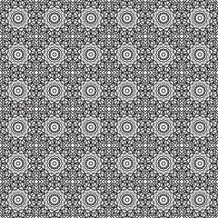 Intricate Black and White Geometric Pattern (1)