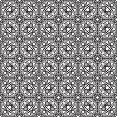 Intricate Black and White Geometric Pattern (1)