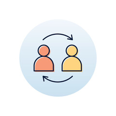 Sharing Info Vector icon