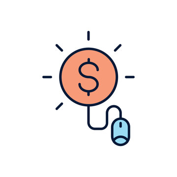 Pay Par Click Vector icon