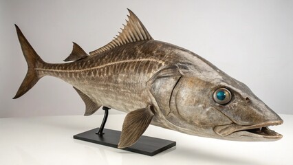 Naklejka premium Elephant Fish in full view on studio background