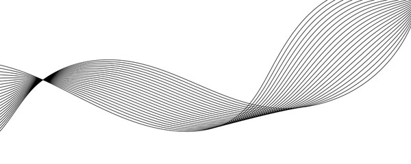 Fototapeta premium abstract black wave background