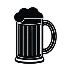 mug of beer with foam