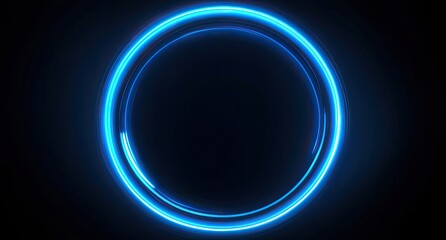 Obraz premium Circular Neon Glow (1)
