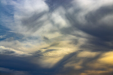 Obraz premium sunset clouds in the sky