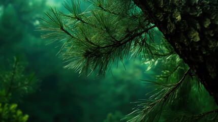  Rough French Maritime Pine Tree Bark in Batumi Botanical Garden, Showcasing Natural Texture and Detail, with Soft Lighting and Lush Greenery, Subtly Alluding to Pycnogenol Extraction