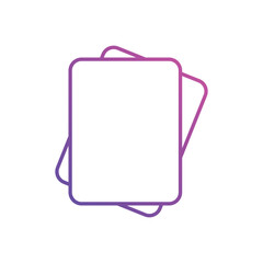 Blank Paper Vector icon