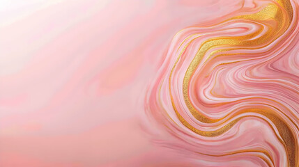 Obraz premium Abstract Pink And Gold Liquid Marble Background