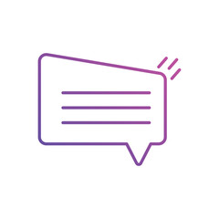 Dialogue Vector icon