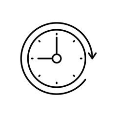 Working Hours Vector icon