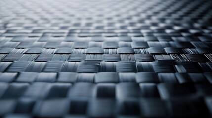 Sleek Modern Grey Carbon Fiber Pattern Texture Background