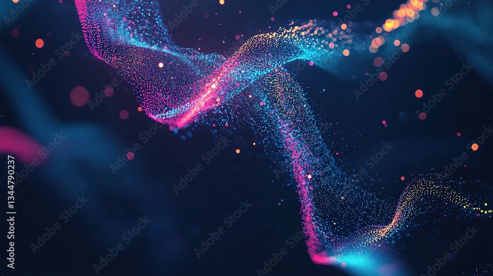 Poster abstract high-speed movement technology concept with dynamic effects