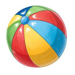 Colorful Beach Ball Image: Free Download