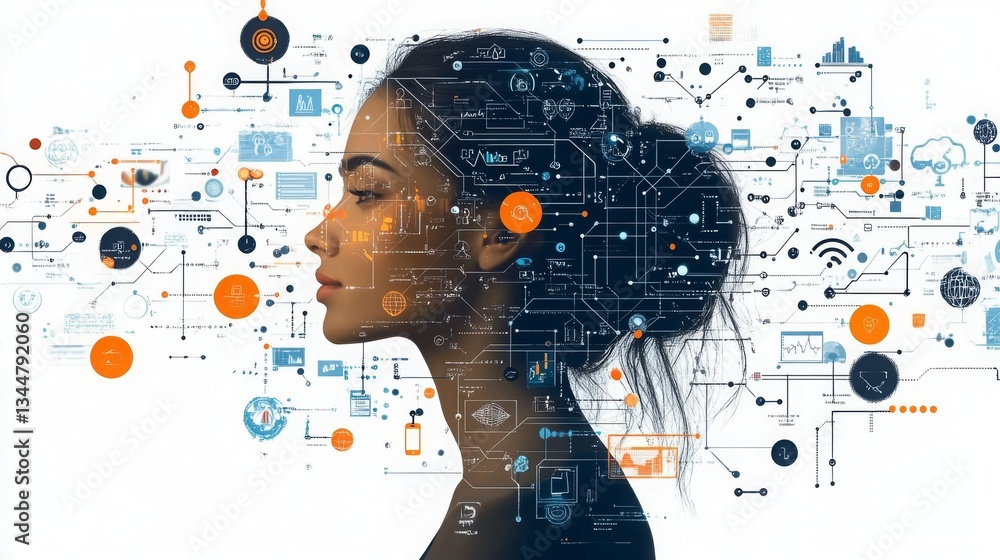 Poster enhancing decision-making with automated data analysis techniques for business efficiency