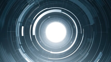 Abstract circular technology background