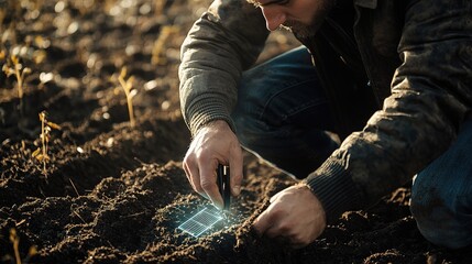 Advanced Soil Testing by Farmer Using High Technology Equipment