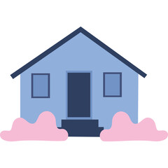 Home building vector property icon house cottage