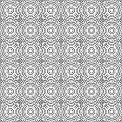 Intricate Repeating Pattern of Circular Motifs