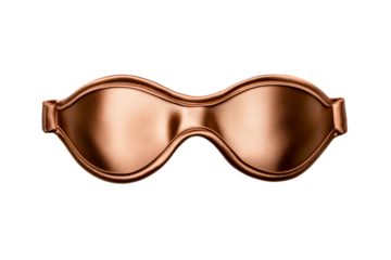 Stylish brown eye mask for relaxation and sleep