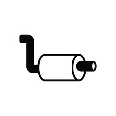Exhaust Vector icon